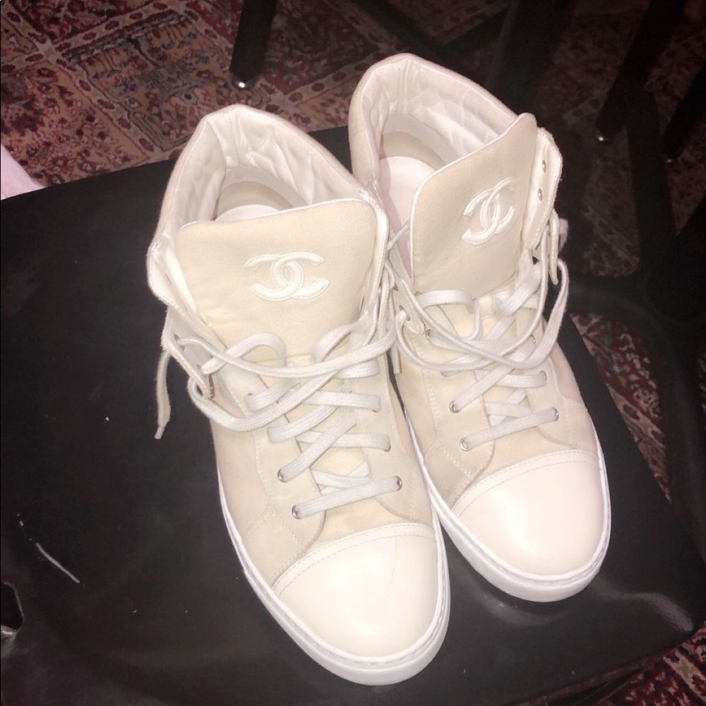 Chanel High Top Sneakers - Picture 6 of 7